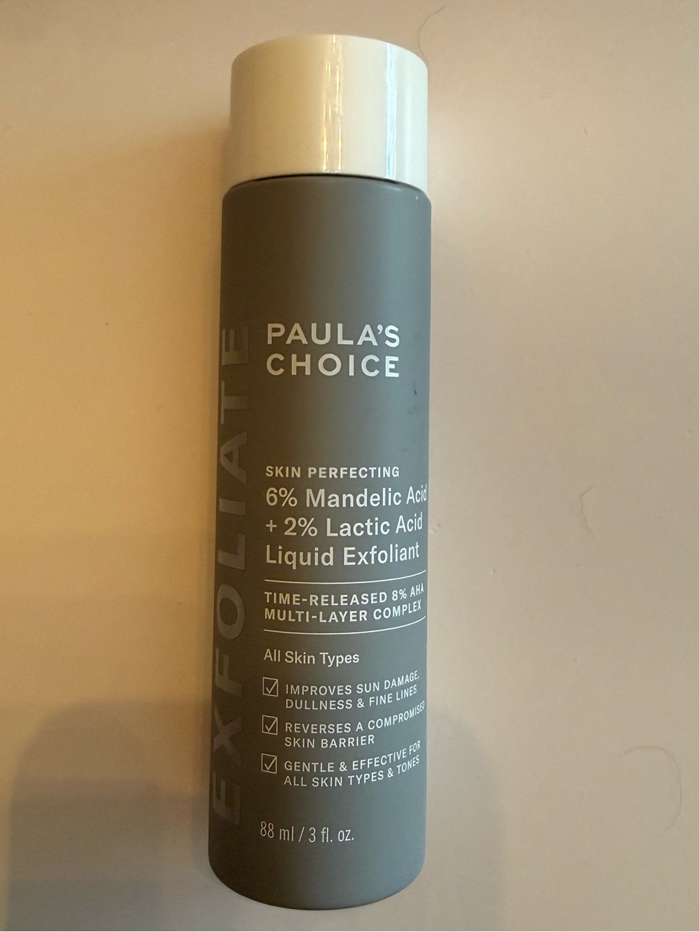 NWT Paula's Choice Skin Perfecting Mandelic + Lactic Acid Liquid Exfoliant